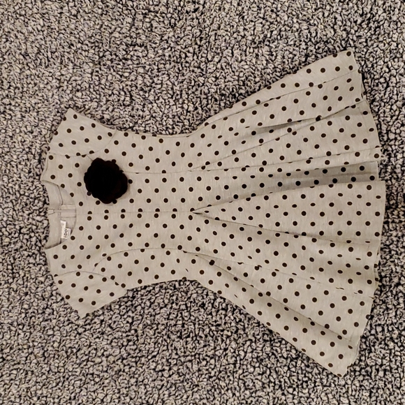 iDo Gray Brown Dress With Broen Sweater Set Girls Size 6 - Picture 2 of 5